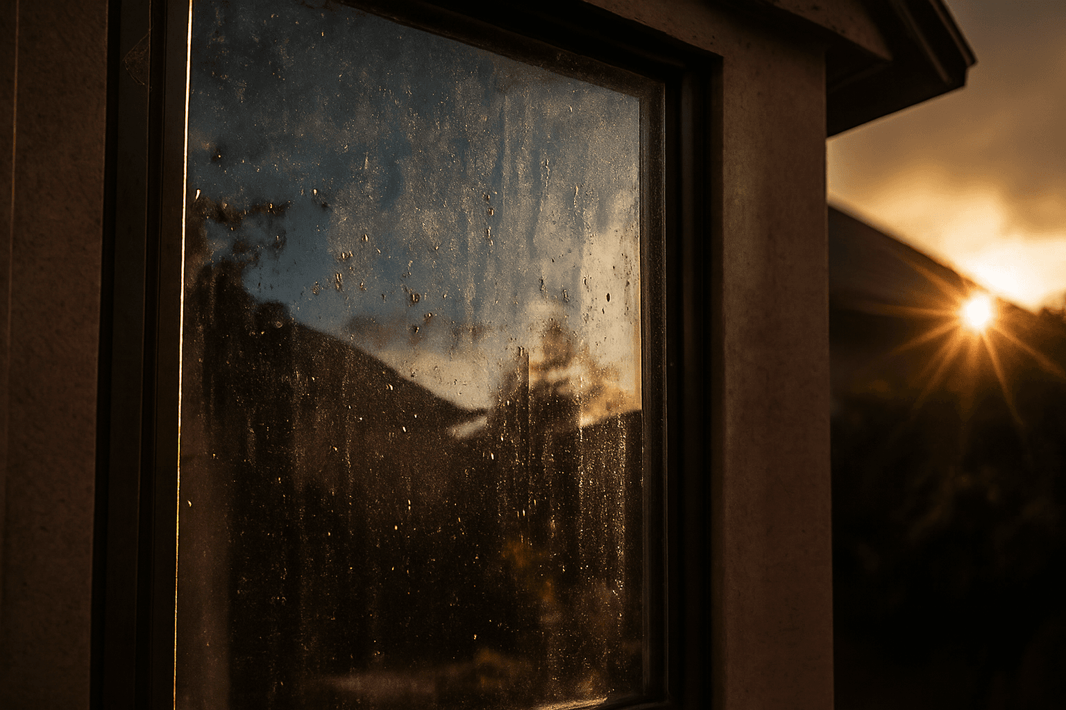 Window cleaning transformation - Before